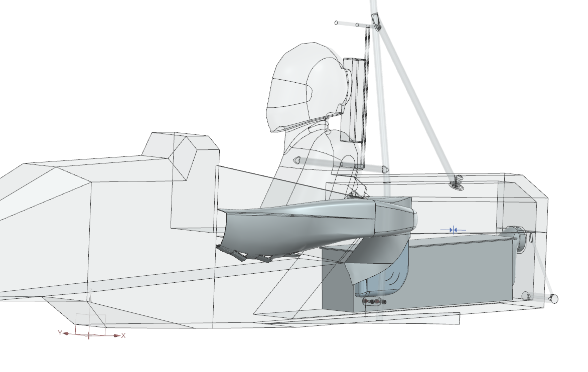 Isometric View of the Accumulator Cooling Ducting