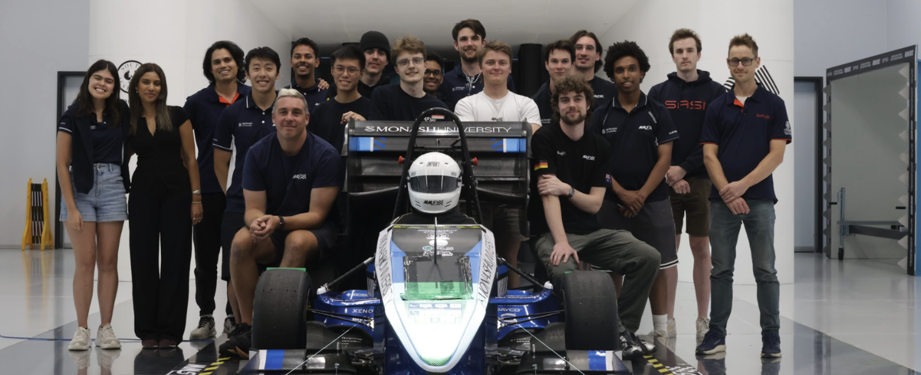 Team Photo at the Australian Centre for Sports Aerodynamics in Adelaide