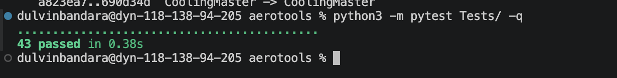 Unit tests for the PyFluent workflow